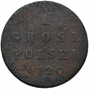 Królestwo Polskie, 1 grosz polski Warszawa 1820 IB
