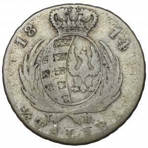 Duchy of Warsaw, 1/3 Thaler 1814 IB