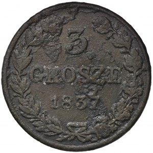 3 groschen Warsaw 1837 MW