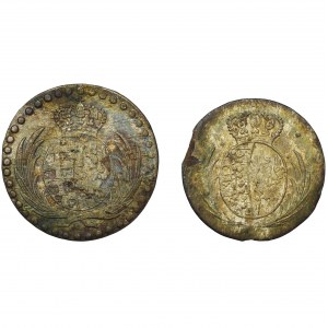 Set, Duchy of Warsaw, 10 and 5 groschen (2 pcs.)