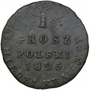 Polish Kingdom, 1 groschen 1825 IB