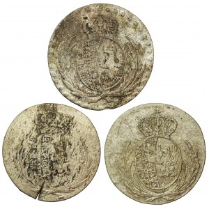 Set, Duchy of Warsaw, Groschen (3 pcs.)