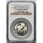 10 złotych 2002 MŚ w piłce nożnej - NGC PF69 ULTRA CAMEO