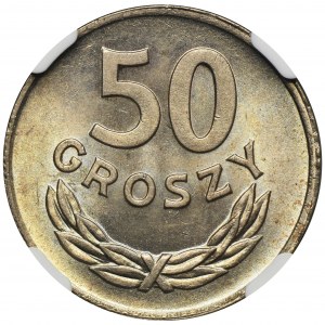 50 groszy 1949 CuNi - NGC MS64
