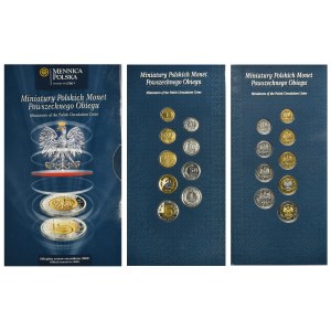 Zestaw, Miniatury Polskich Monet Powszechnego Obiegu 2009