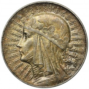 Głowa Kobiety, 5 złotych Warszawa 1933