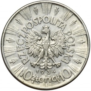Pilsudski, 10 zloty 1934 - RARE
