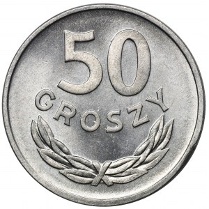 50 groszy 1957 - delikatna skrętka