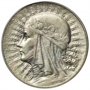 Głowa Kobiety, 5 złotych Warszawa 1933