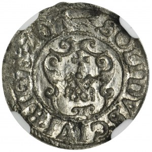 Sigismund III Vasa, Schilling Riga 1620 - NGC MS61