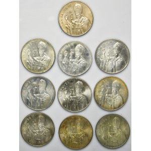 Zestaw, 10.000 złotych 1987 Jan Paweł II (10 szt.)