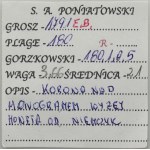 Poniatowski, Groschen Warsaw 1791 EB