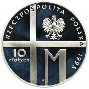 10 złotych 1998 20-lecie pontyfikatu Jana Pawła II