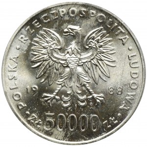 50.000 złotych 1988 Piłsudski