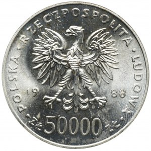 50.000 złotych 1988 Piłsudski