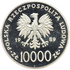 10.000 złotych 1989 Jan Paweł II - Kratka