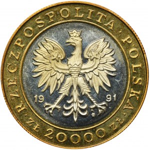 20.000 złotych 1991 225 lat Mennicy Warszawskiej