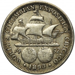 USA, 1/2 Dollar Philadelphia 1893 - World's Columbian Exposition Chicago