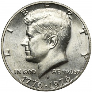 USA, 1/2 Dollar San Francisco 1976 - Kennedy