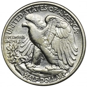 USA, 1/2 Dolara Filadelfia 1943 - Liberty