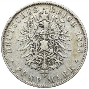 Niemcy, Bawaria, Ludwik II, 5 Marek Monachium 1875