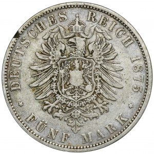 Niemcy, Królestwo Prus, Wilhelm I, 5 Marek Berlin 1875 A