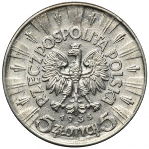 Piłsudski, 5 złotych 1935