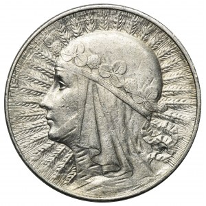 Głowa Kobiety, 5 złotych Warszawa 1933