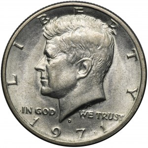 USA, 1/2 Dolara Denver 1971 - typ Kennedy