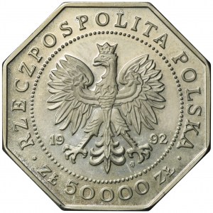 50.000 złotych 1992 - Virtuti Militari