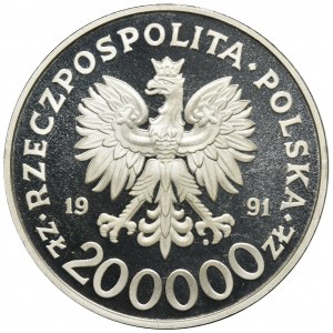 200.000 złotych 1991 200 rocznica Konstytucji 3 Maja 1791-1991