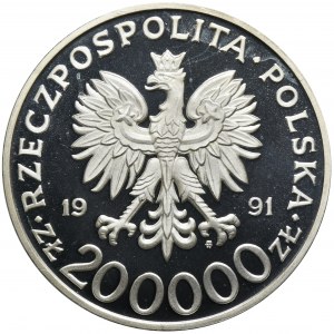 200.000 złotych 1991 70 lat Międzynarodowych Targów Poznańskich