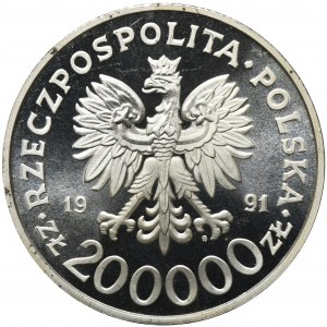 200.000 złotych 1991 200 rocznica Konstytucji 3 Maja 1791-1991