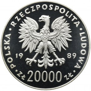 20.000 złotych 1989 XIV Mistrzostwa Świata w Piłce Nożnej - Włochy 1990