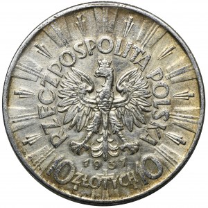 Piłsudski, 10 złotych 1937