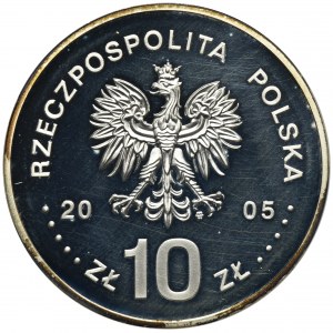 10 złotych 2005 Stanisław August Poniatowski, półpostać