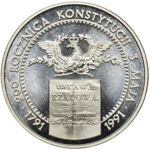 200.000 złotych 1991 200 rocznica Konstytucji 3 Maja 1791-1991
