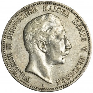 Germant, Kingdom of Prussia, Wilhelm II, 5 Mark Berlin 1903 A