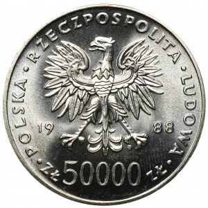 50.000 złotych 1988 Piłsudski