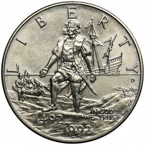 USA, 1/2 Dollar 1992 500th Anniversary of Columbus Discovery