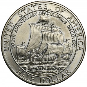 USA, 1/2 Dolara 1992 500-tna rocznica Podróży Kolumba