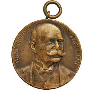 Germany, Medal for good luck Zeppelin 1909