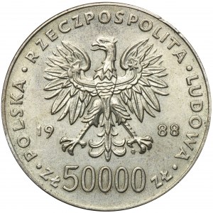 50.000 złotych 1988 Piłsudski