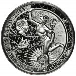 Niue, 50 dolarów 2013 (6 uncji) Merkury - Fortuna Redux