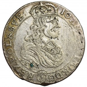 John II Casimir, 1/4 Thaler Bromberg 1668 TLB