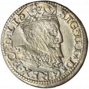 Sigismund III Vasa, 3 Groschen Riga 1595 - LI