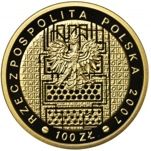 100 złotych 2007 75. Rocznica złamania szyfru Enigmy