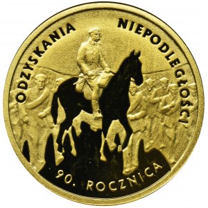 50 złotych 2008 90. Rocznica Odzyskania Niepodległości