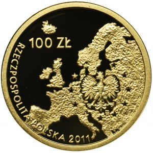 100 złotych 2011 Przewodnictwo Polski w radzie UE