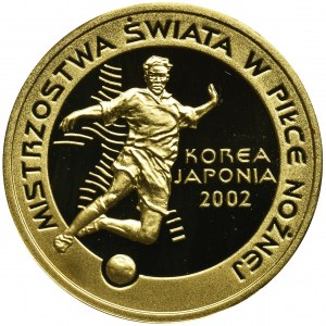 100 złotych 2002 XVII Mistrzostwa Świata w piłce nożnej
